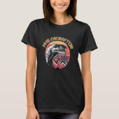 哲学者ラプトル ミーム - 哲学恐竜 Tシャツ (正面)