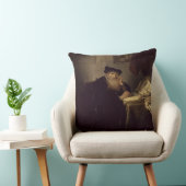 哲学者1635年(パネルの油) クッション (椅子)