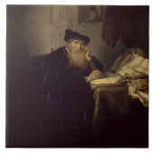 哲学者1635年(パネルの油) タイル (正面)