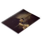 哲学者1635年(パネルの油) ノートブック (左側)