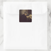 哲学者1635 (油・オン・パネル) スクエアシール (バッグ)