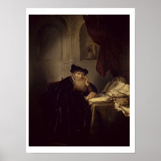 哲学者1635 (油・オン・パネル) ポスター (正面)