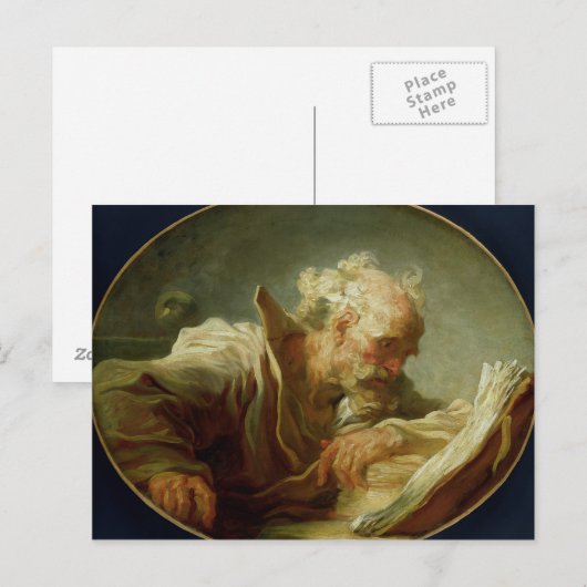 哲学者、c.1764 ポストカード (正面/裏面)