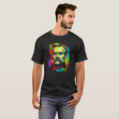 哲学 フリードリヒ ニーチェ 哲学者 Tシャツ (正面フル)