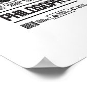 哲学 ポスター (角)