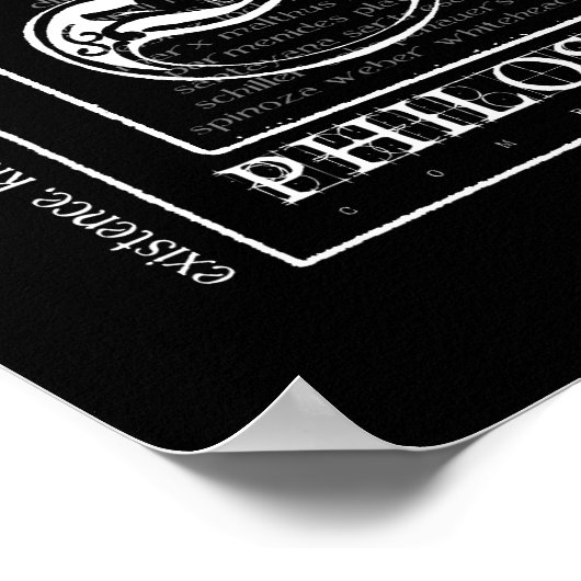 哲学 ポスター (角)