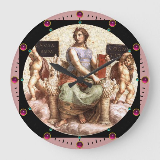 哲学 ラージ壁時計 (正面)