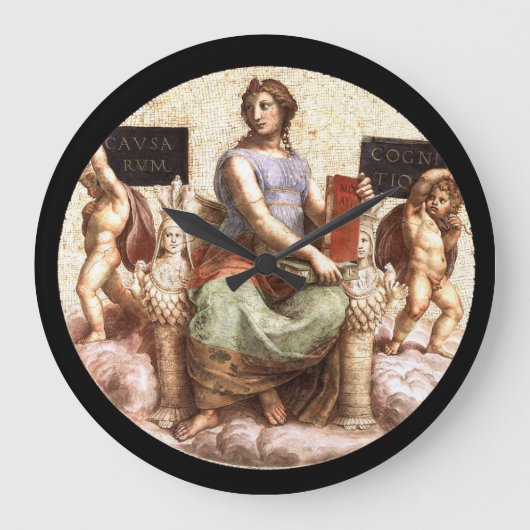 哲学 ラージ壁時計 (正面)