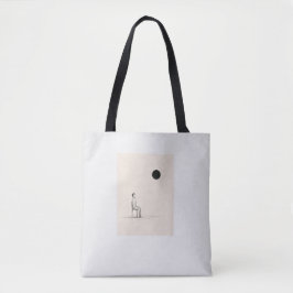 哲学Tシャツ | ミニマリスト的存在主義アート トートバッグ