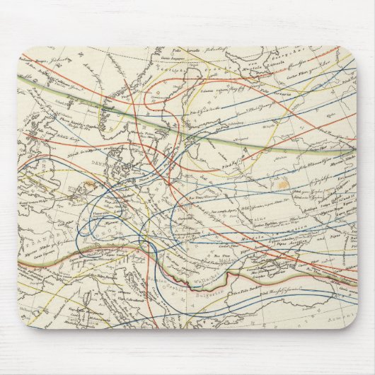 哺乳類の分布 マウスパッド (正面)