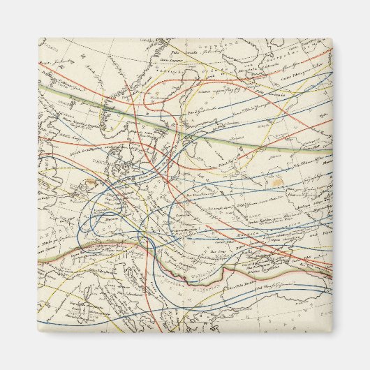 哺乳類の分布 マグネット (正面)