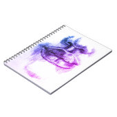 唇および鼻のスケッチ、鉛筆の芸術のノート ノートブック (左側)