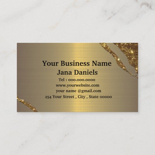 唇から滴るメイクアップアーティスト 名刺 (裏面)