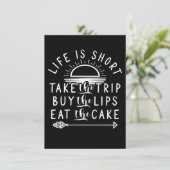 唇から買命が出る サンキューカード (スタンド正面)