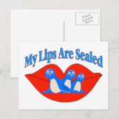 唇が固まった ポストカード (正面/裏面)