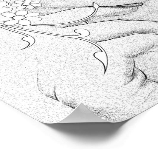 唇が赤い人 ポスター (角)