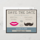 唇と口ひげ 案内ポストカード (正面/裏面)