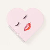 唇と睫毛 ノートブック (正面)