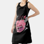 唇と翼がLに当たる愛ハート エプロン (インサイチュ)