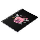 唇と翼がLに当たる愛ハート ノートブック (左側)