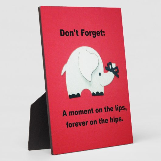 唇に刻まれた瞬間を永遠にお尻に… フォトプラーク (側面)