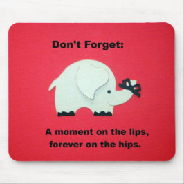 唇に刻まれた瞬間を永遠にお尻に… マウスパッド