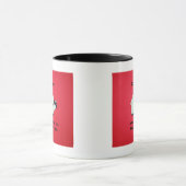 唇に刻まれた瞬間を永遠にお尻に… マグカップ (中央)