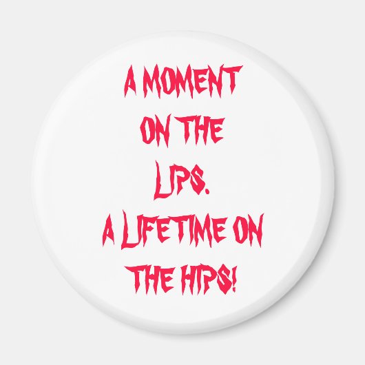 唇に刻まれた瞬間 マグネット (正面)