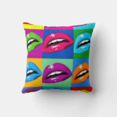 唇のアールヌーボーの装飾用クッション クッション (裏面)