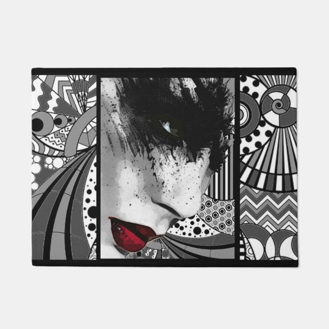 唇のドア・マット ドアマット (正面)