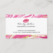 唇のロイヤリティのパンチカード-顧客のロイヤリティカード ロイヤリティカード (裏面)