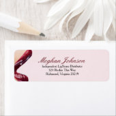 唇の差出人住所ラベル ラベル (インサイチュ)