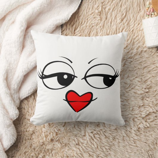 唇の枕 クッション (ブランケット)