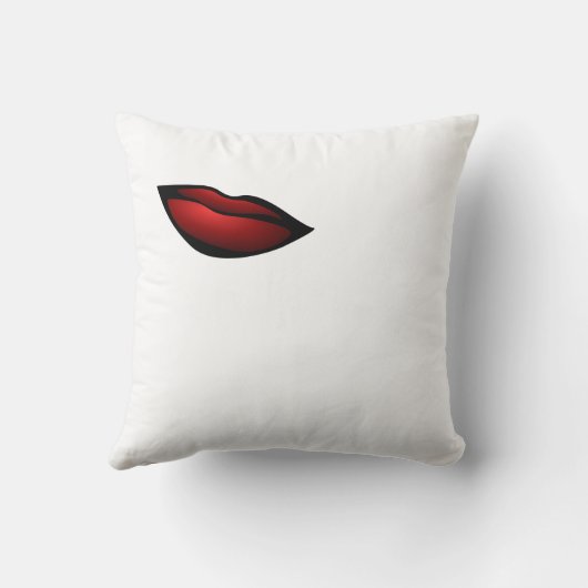 唇の枕 クッション (裏面)