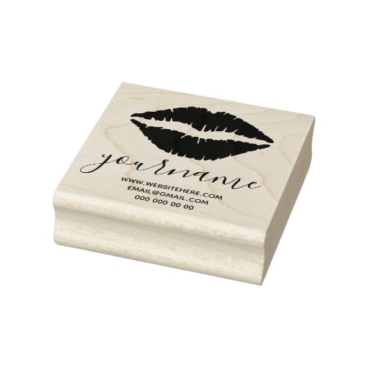 唇の署名 ラバースタンプ (スタンプ)