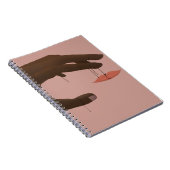 唇を手に結ぶ ノートブック (右側)