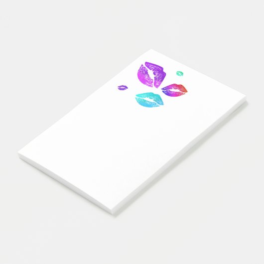 唇カラフル ポストイット (アングル)