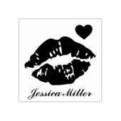 唇キスをする名前をカスタムする ラバースタンプ (インプリント)