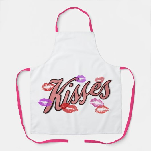 唇キス エプロン (正面)