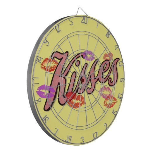 唇キス ダーツボード (正面左)