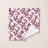 唇キス バスタオルセット (ウォッシュタオル)