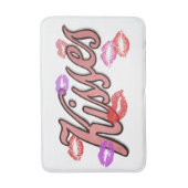 唇キス バスマット (正面縦)