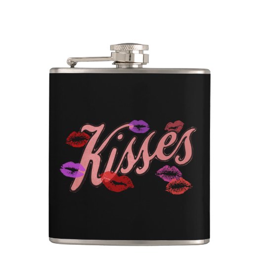 唇キス フラスク (正面)