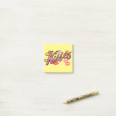 唇キス ポストイット (デスク上)