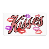 唇キス ラベル (正面)