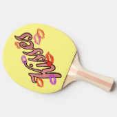 唇キス 卓球ラケット (横)