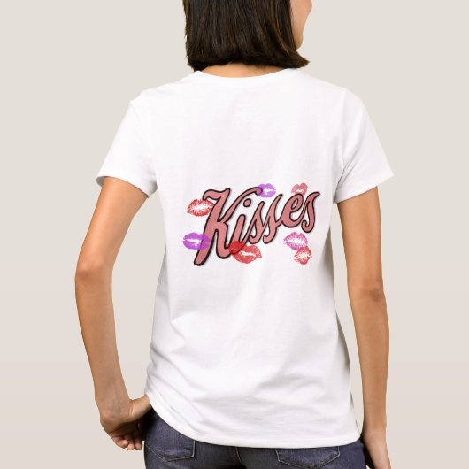 唇キス Tシャツ (裏面)