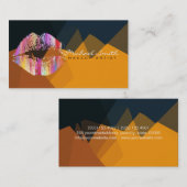 唇スタイリッシュメイクアップアーティストモダンモザイク#19 名刺 (正面/裏面)