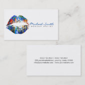 唇スタイリッシュメイクアップアーティスト#28 名刺 (正面/裏面)