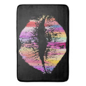 唇スタイリッシュ バスマット (正面縦)